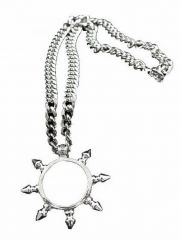 Halskette Nietenring in silber