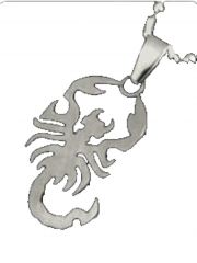 Edelstahl Halskette Scorpion