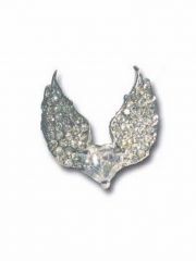 Metallring flying heart