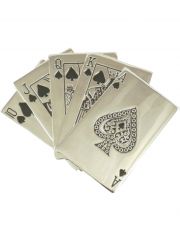 Gürtelschnalle Kartenspiel