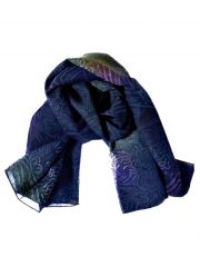 Polyester Tuch blaue Textur