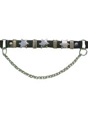 Leder Stiefelband Sonnennieten