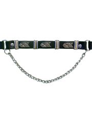 Leder Stiefelband rivets