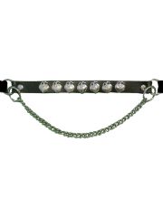 Leder Stiefelband mit Apfelnieten