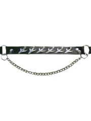 Leder Stiefelband mit Flugzeuge