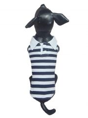 Hunde T-Shirt gestreift