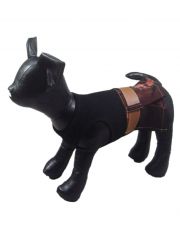 Hunde Kleid schwarz