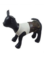 Hunde Kleid in weiss