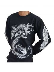 Sweatshirt Drachen Tribal