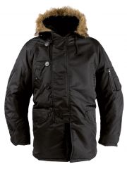 US Fliegerparka N3B schwarz