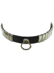 Leder Halsband Platten Nieten