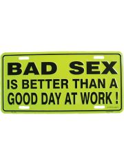 Autoschild Bad Sex