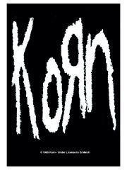 Korn Poster Fahne
