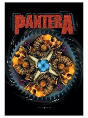 Pantera Poster Fahne Circle Skulls