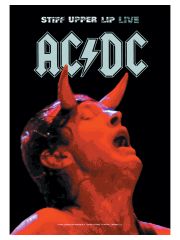 ACDC Poster Fahne Stiff upper Lip Live