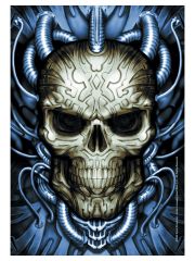 Spiral Collection Plugged Skull Posterfahne