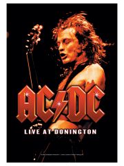 ACDC Poster Fahne live at Doningten