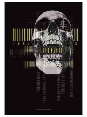 Lacuna Coil Poster Fahne Skull
