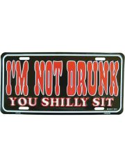 Autoschild Im not Drunk