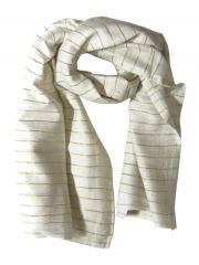 Lurex Tuch weiß