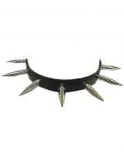 Leder Halsband Punker 3,5 cm Killernieten