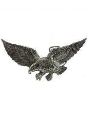 Gürtelschnalle fliegender Adler silber