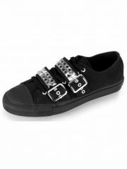 Demonia Sneaker mit Pyramiden Nieten Größe 45