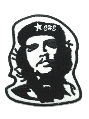 Aufnäher Che-Guevara-schwarz-weiß