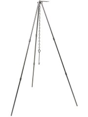 Dreibein für Grill und Kochkessel mit Kette und Haken