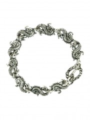 Heavy Metal Armband Drachen