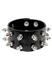 Kunstleder Armband Killer Nieten 2 reihig