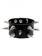 Kunstleder Armband Killernieten 3 reihig