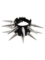 Leder Armband 4,5 cm Conenieten 2 reihig