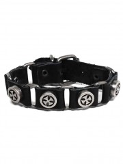 Leder Armband Eiserne Kreuznieten