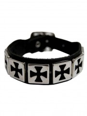 Leder Armband Eisernes Kreuz klein