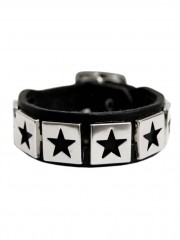 Leder Armband Stern