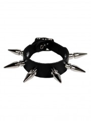 Leder Armband mit Killernieten 2,5 cm