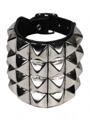 Leder Armband Pyramidennieten