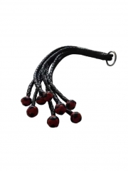 Lederriemen Peitsche schwarz 60 cm