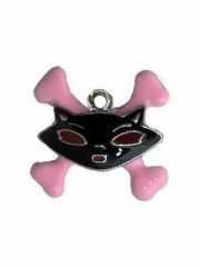 Metallkette mit Anhänger groß Lady Cat
