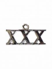 Metallkette mit Anhänger XXX
