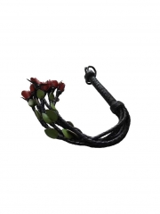 Rosen Leder Peitsche 8 Riemen