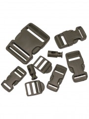 Schnellverschluss Set 9 teilig oliv