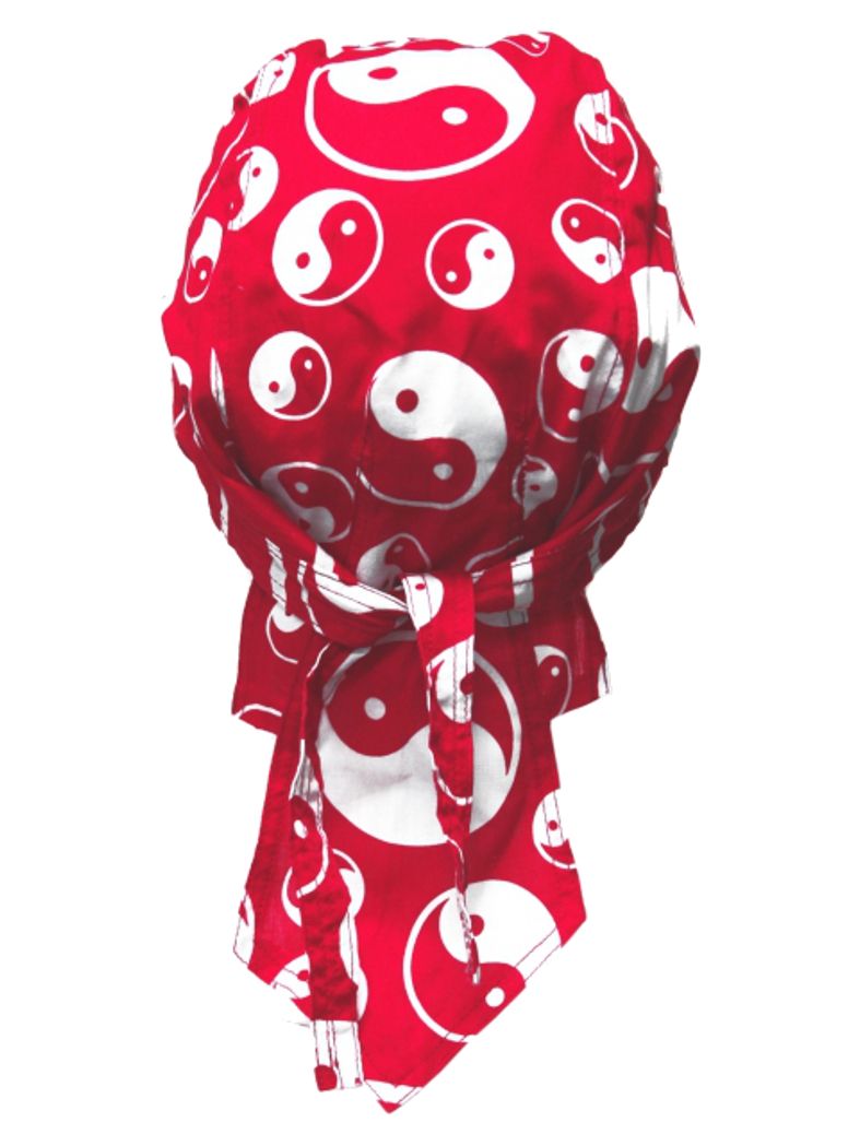 Bandana Cap yin yang rot