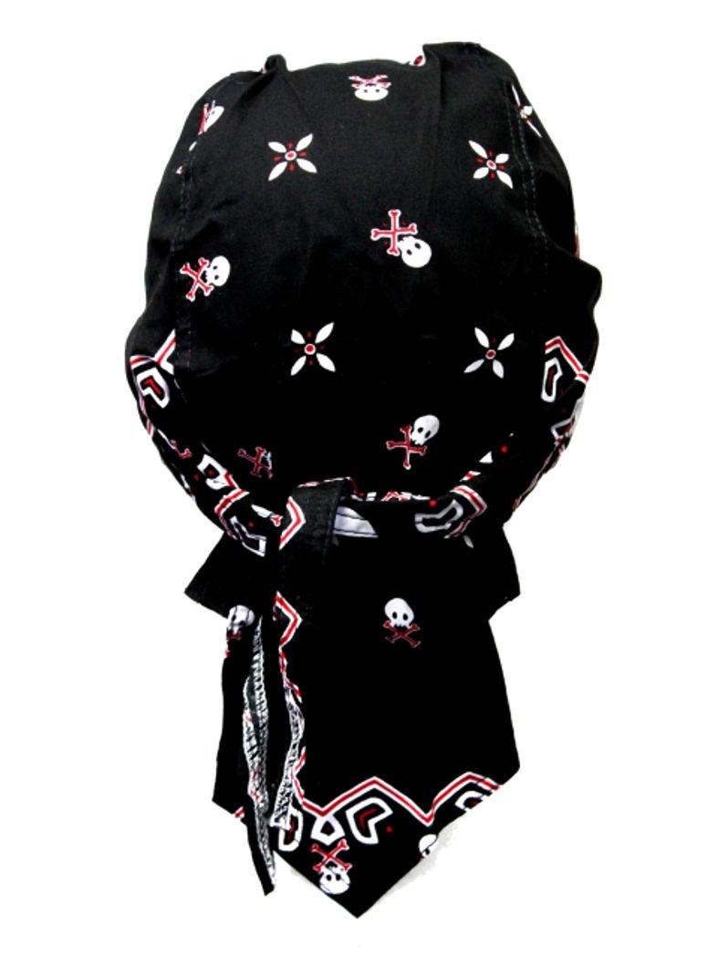 Bandana Cap Totenkopf mit Muster