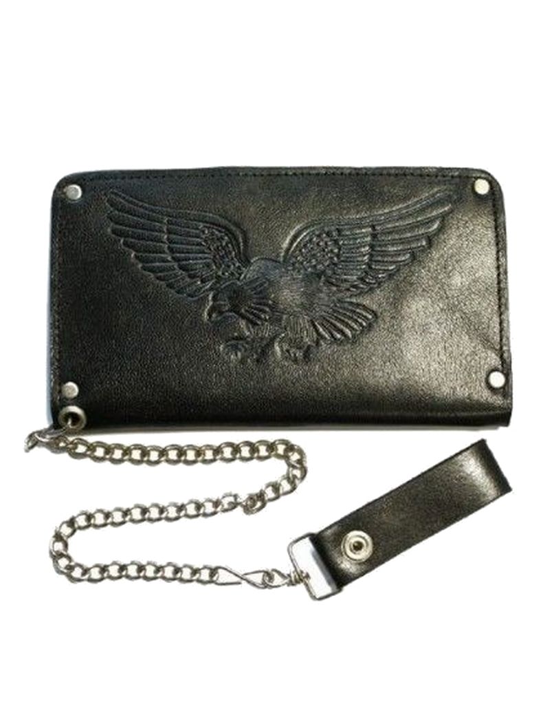 Biker Portemonnaie Eagle mit Kette