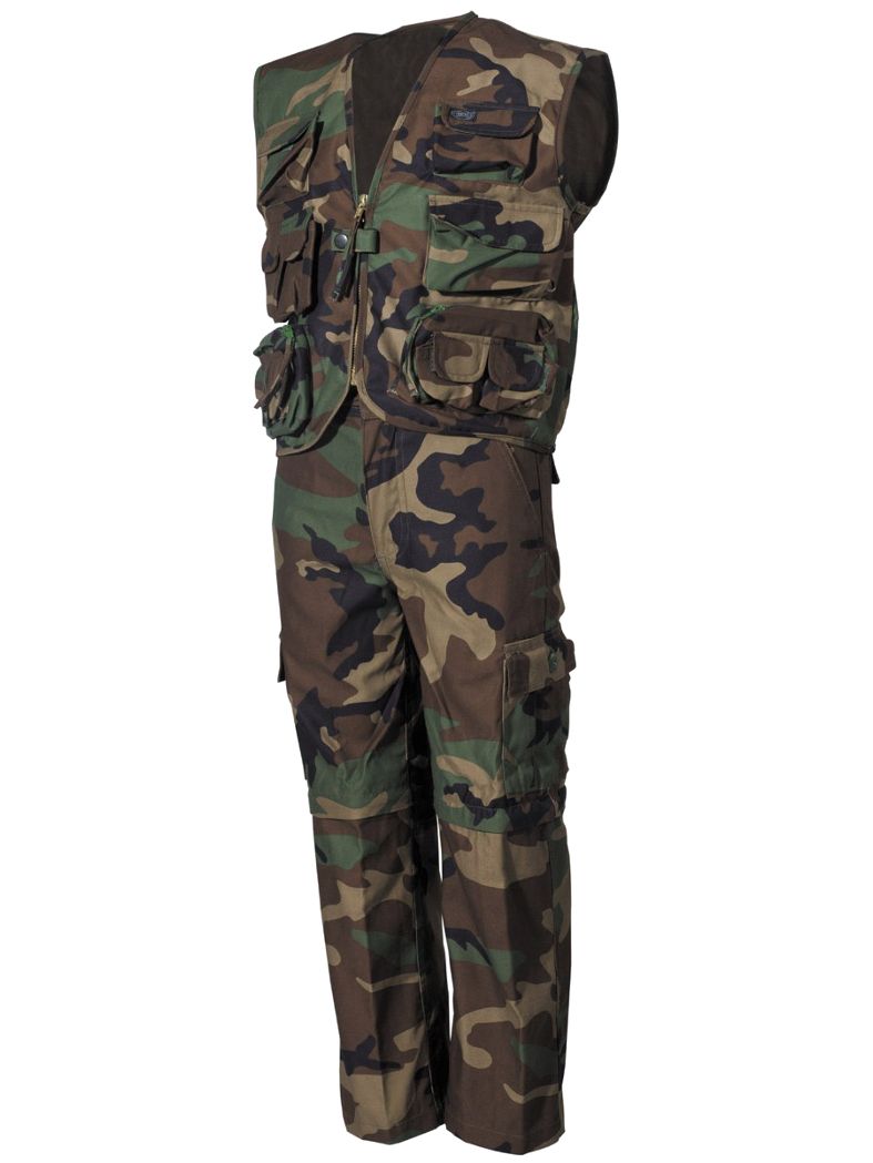 2 teiliger Militär Kinder Anzug woodland