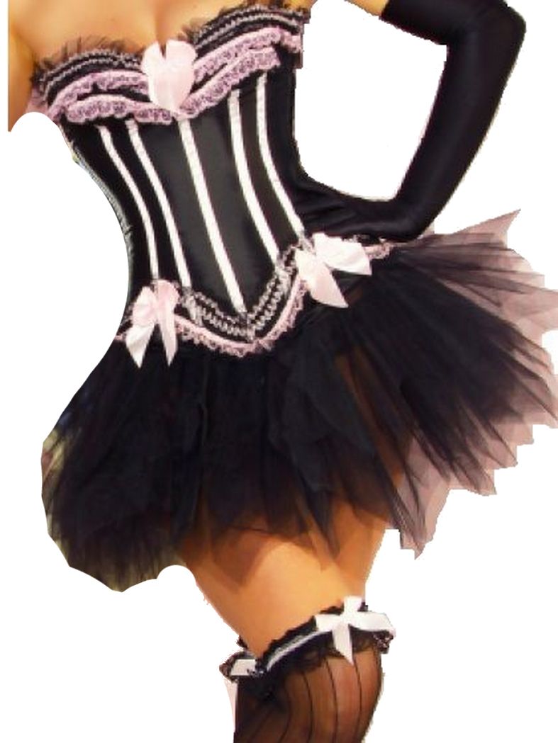 kurzer Petticoat Rockabilly Tüllrock schwarz