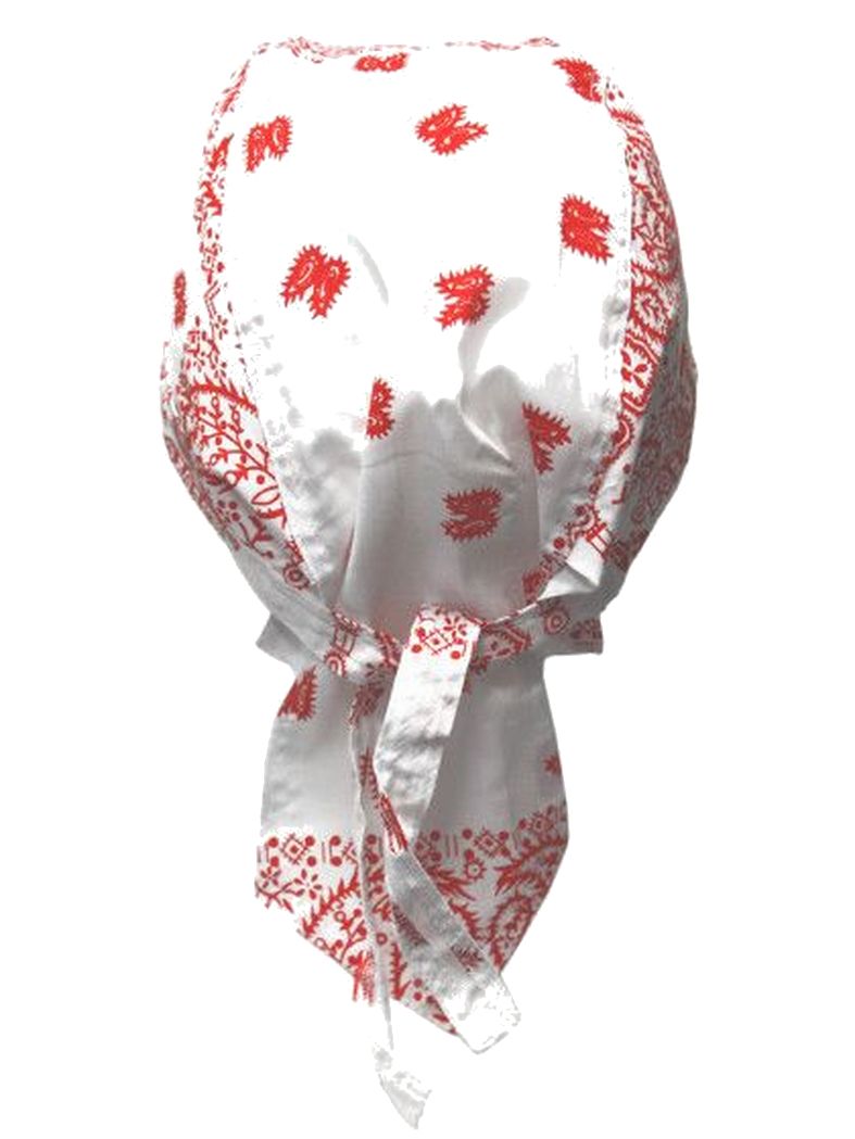 Bandana Cap Old School rot weiß