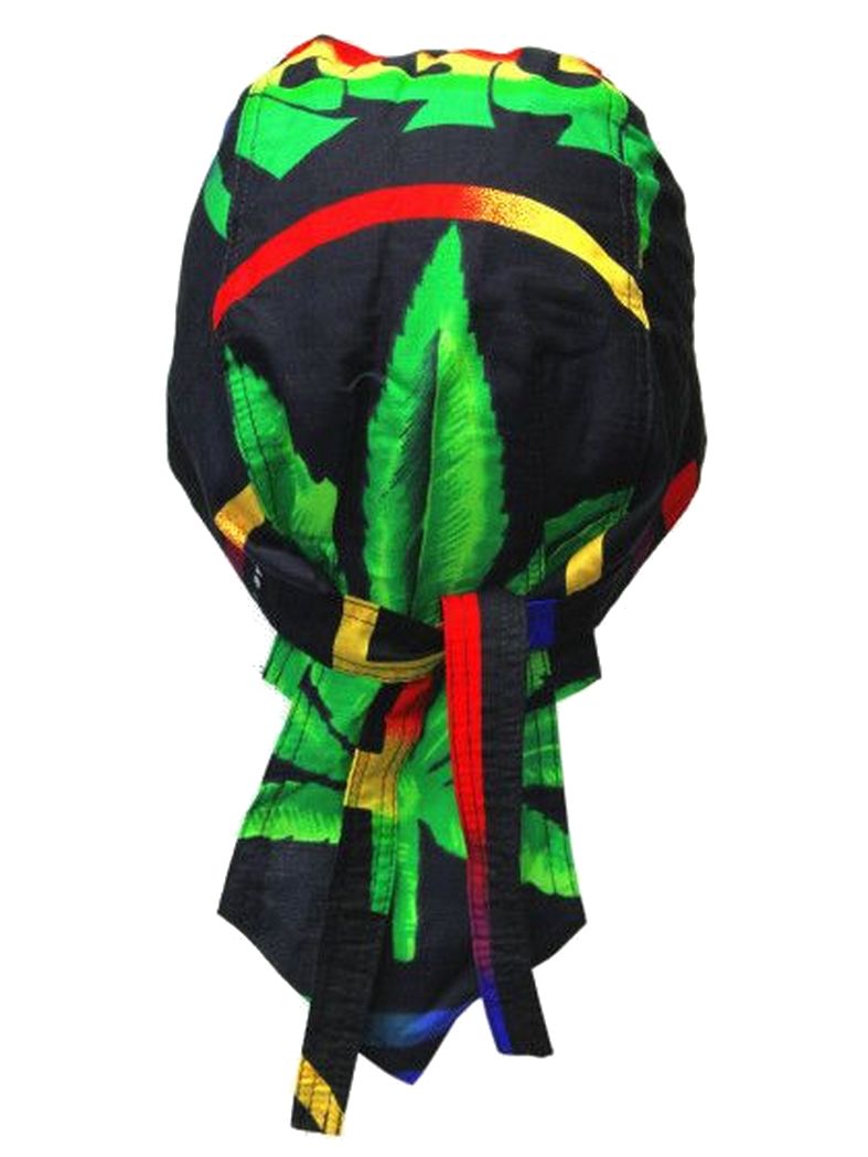Bandana Cap Hanf grün schwarz